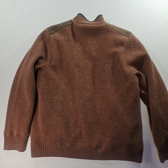 Duluth Trading Shetland Wool Sweater Jacket Men’s Large - Picture 7 of 8